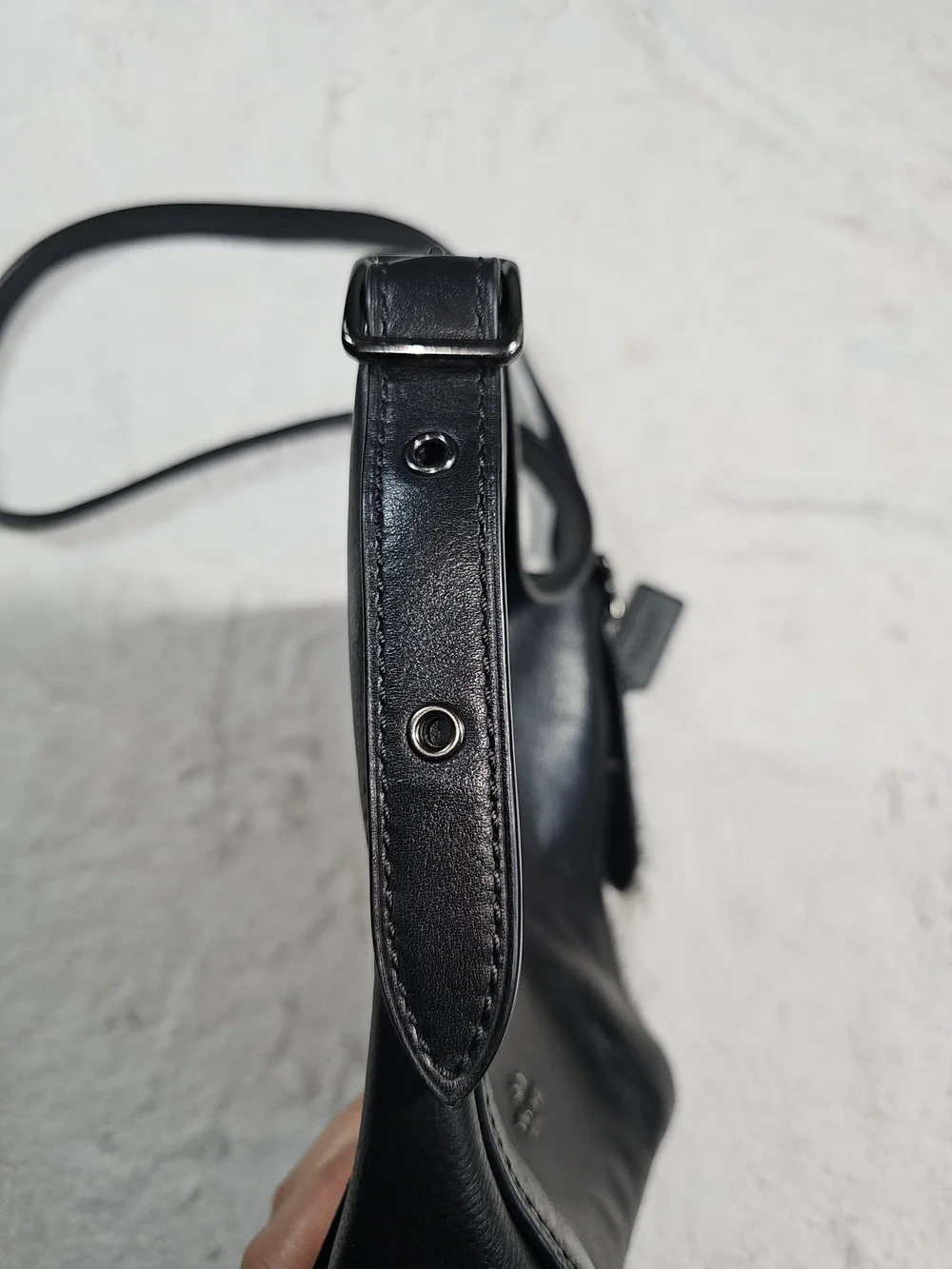 Coach Black Leather Crossbody Bag